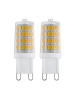 69246 LED-лампа LM-G9-SMD-LED 3W 4000K набор с 2-х штук EGLO