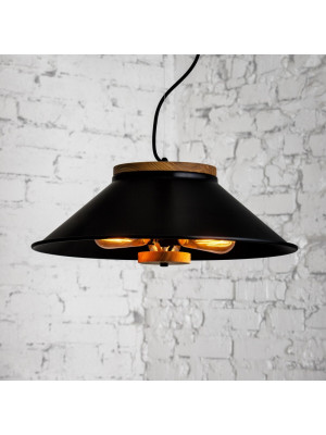 Світильник підвісний Urban light D500 Люстра сучасна в стилі лофт Black GAFF