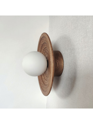 Світильник із ясеня Орбіт 28 см  OrbitWalnut gaffdesign Бра настінне